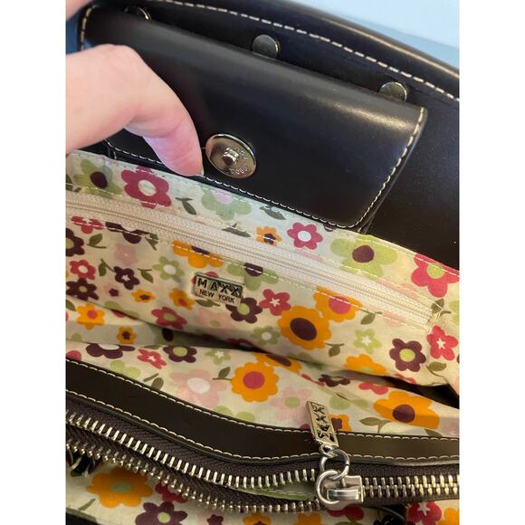 Maxx New York straw purse with handles - Picture 4 of 6